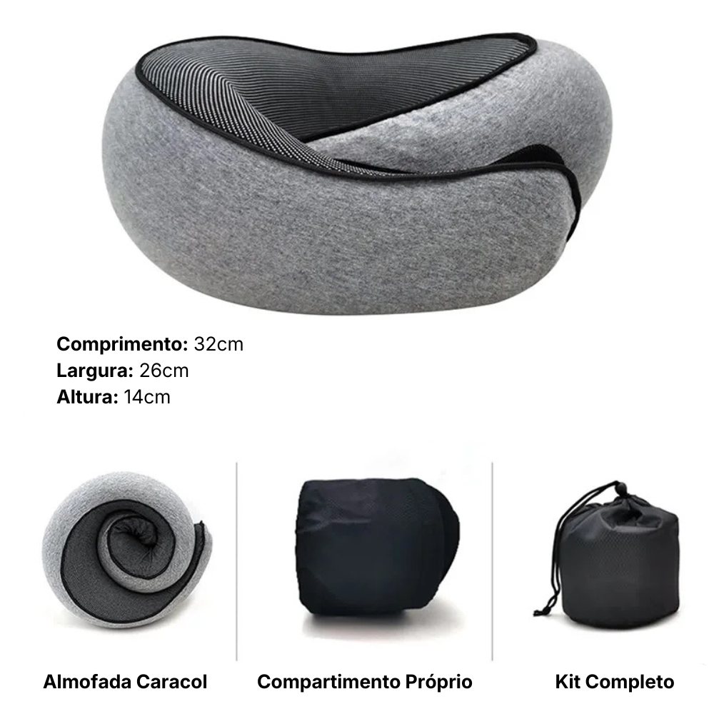 Almofada de Viagem em Caracol